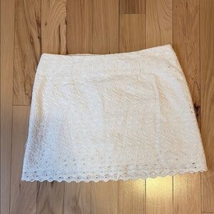 Lilly Pultizer eyelet skirt